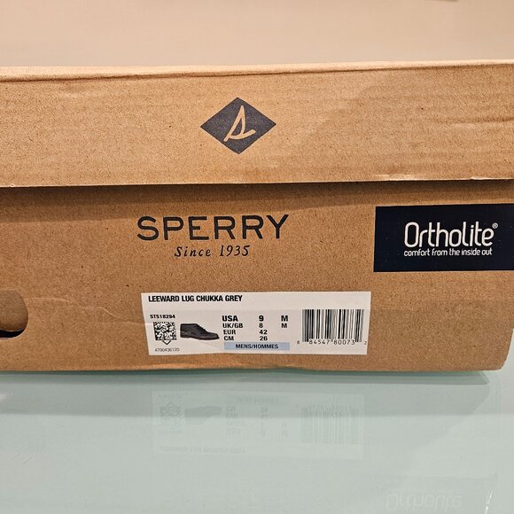 Sperry Leeward Lug Chukka Grey US9M NIB main image 7